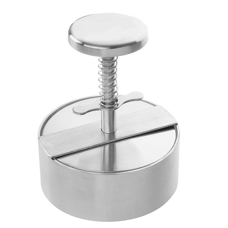 Stainless Steel Patties Mould Burger Meat Press Kitchen Gadgets