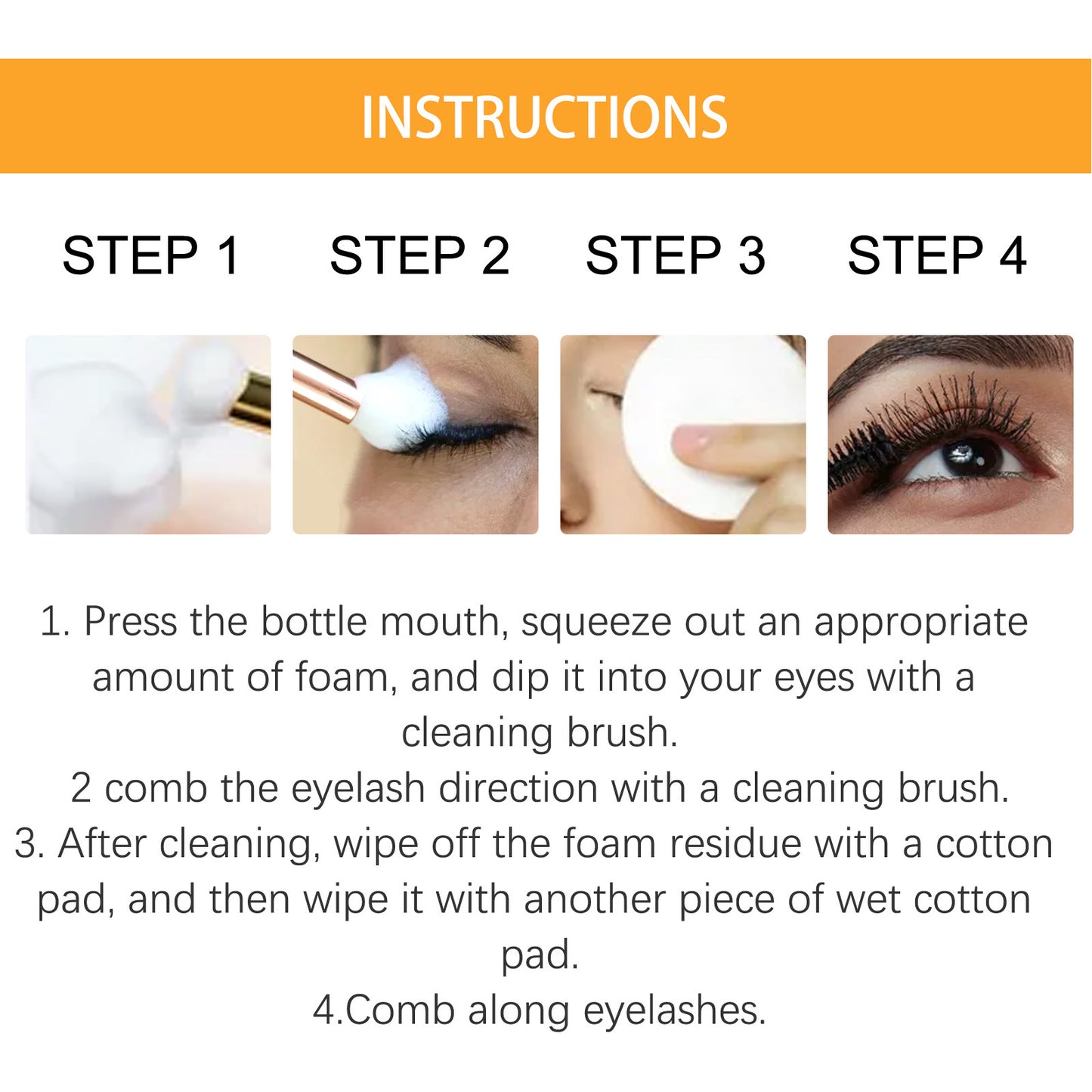 Eyelash Extended Cleaning Mousse Grafting